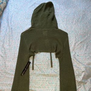 Dark green, half hoodie size small